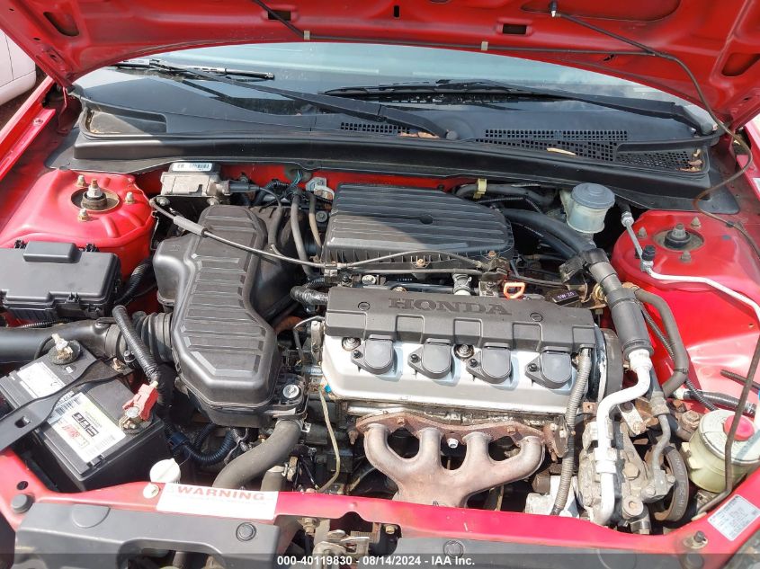 2003 Honda Civic Lx VIN: 1HGEM22563L010440 Lot: 40119830