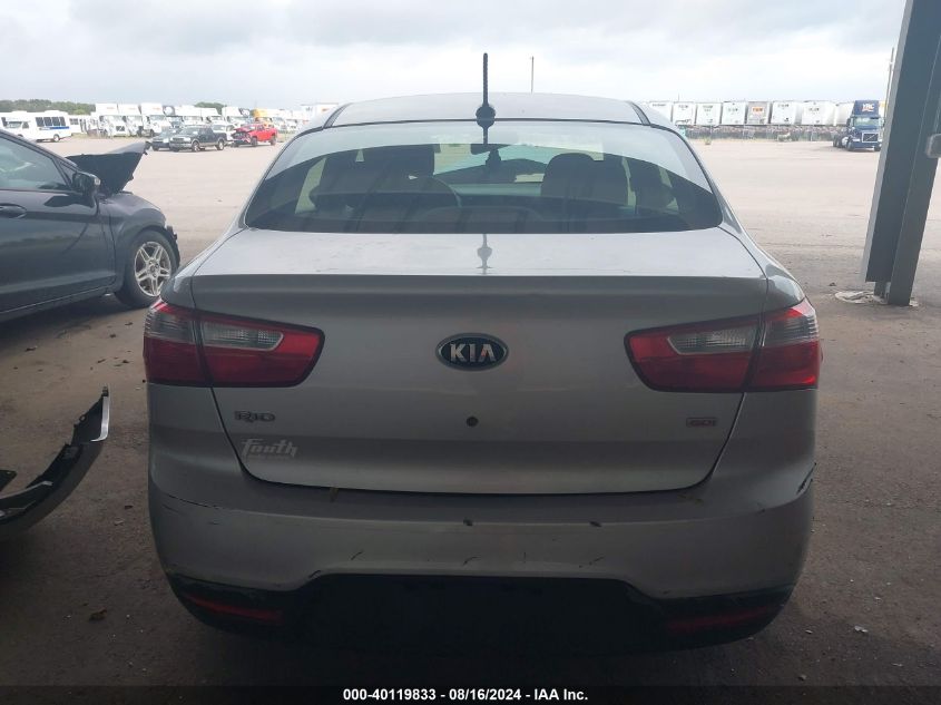 2013 Kia Rio Lx VIN: KNADM4A36D6198458 Lot: 40119833