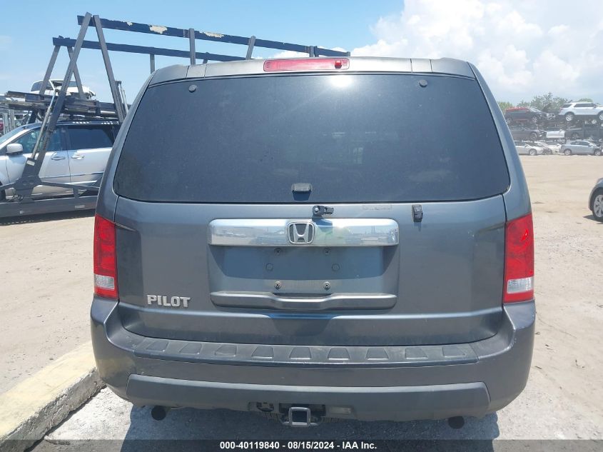 2010 Honda Pilot Lx VIN: 5FNYF3H2XAB017447 Lot: 40119840