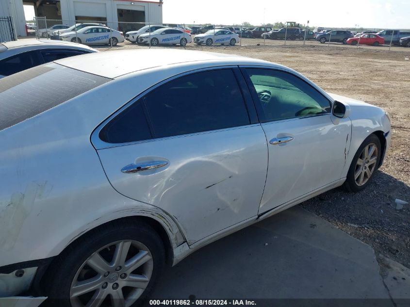 2008 Lexus Es 350 350 VIN: JTHBJ46G582215650 Lot: 40119862