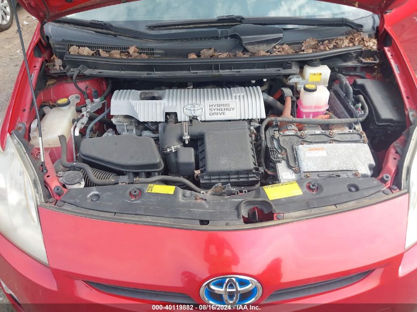 2010 Toyota Prius Iii VIN: JTDKN3DU9A0229786 Lot: 40119882