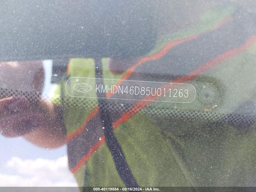 2005 Hyundai Elantra Gls/Gt VIN: KMHDN46D85U011263 Lot: 40119884