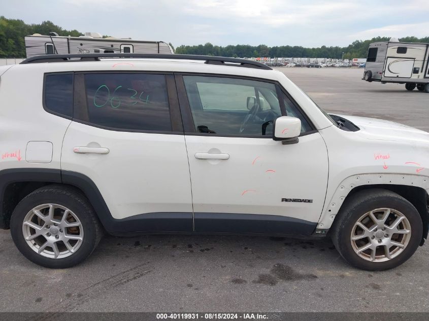 2019 Jeep Renegade Latitude Fwd VIN: ZACNJABB1KPJ94443 Lot: 40119931