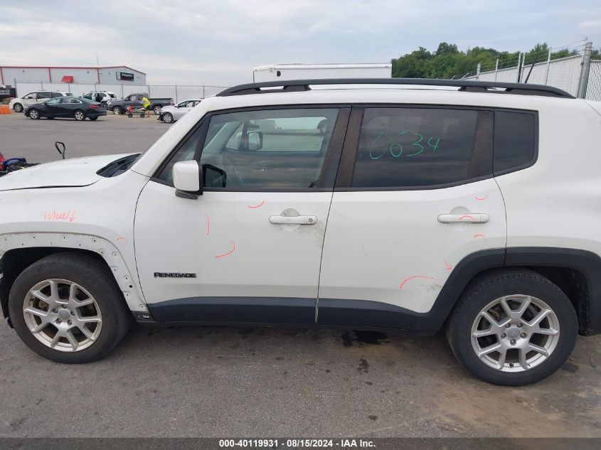 2019 Jeep Renegade Latitude Fwd VIN: ZACNJABB1KPJ94443 Lot: 40119931