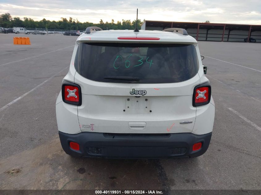 2019 Jeep Renegade Latitude Fwd VIN: ZACNJABB1KPJ94443 Lot: 40119931