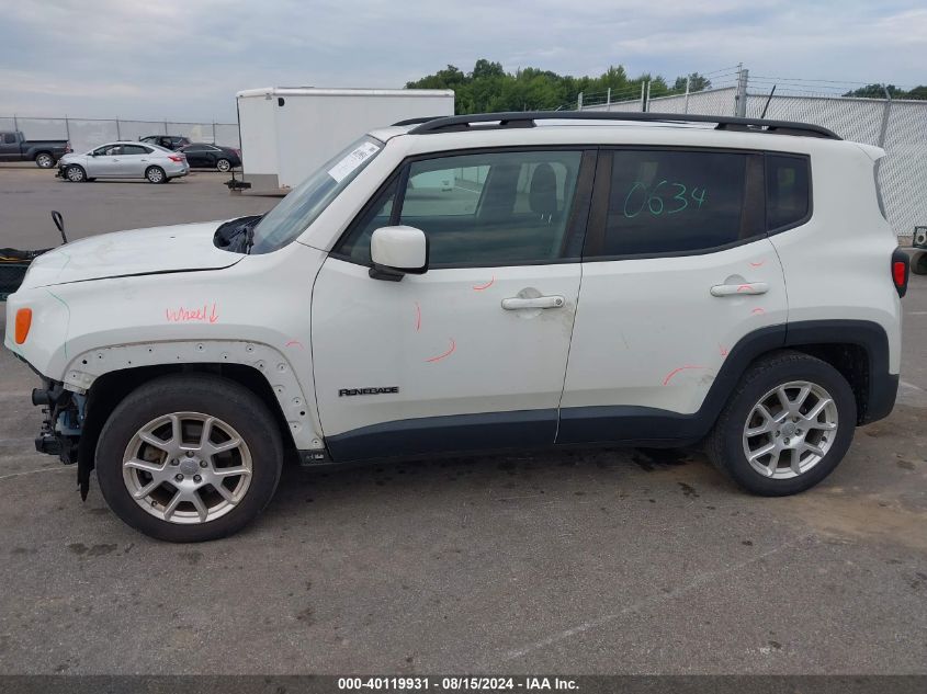 2019 Jeep Renegade Latitude Fwd VIN: ZACNJABB1KPJ94443 Lot: 40119931