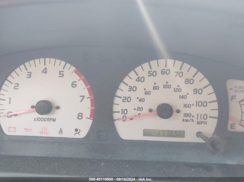 2003 Toyota Tacoma Base V6 VIN: 5TEHN72N23Z301296 Lot: 40119988