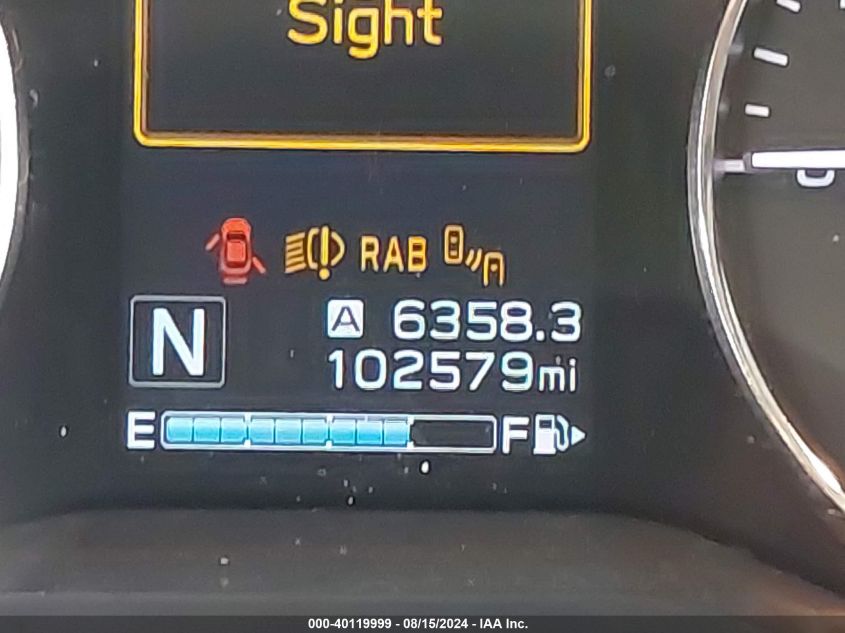 VIN 4S3GKAT61H3601751 2017 SUBARU IMPREZA 2.0I LIMITED