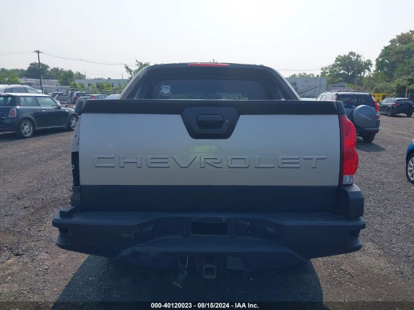 2005 Chevrolet Avalanche 1500 Z71 VIN: 3GNEK12Z55G206149 Lot: 40120023