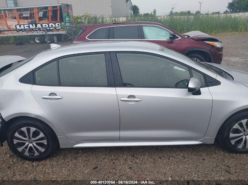 2022 Toyota Corolla Hybrid Le VIN: JTDEAMDEXNJ039566 Lot: 40120054