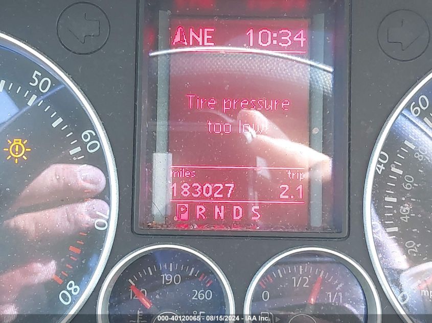 2008 Volkswagen Gti 2-Door VIN: WVWFV71K08W188029 Lot: 40120065