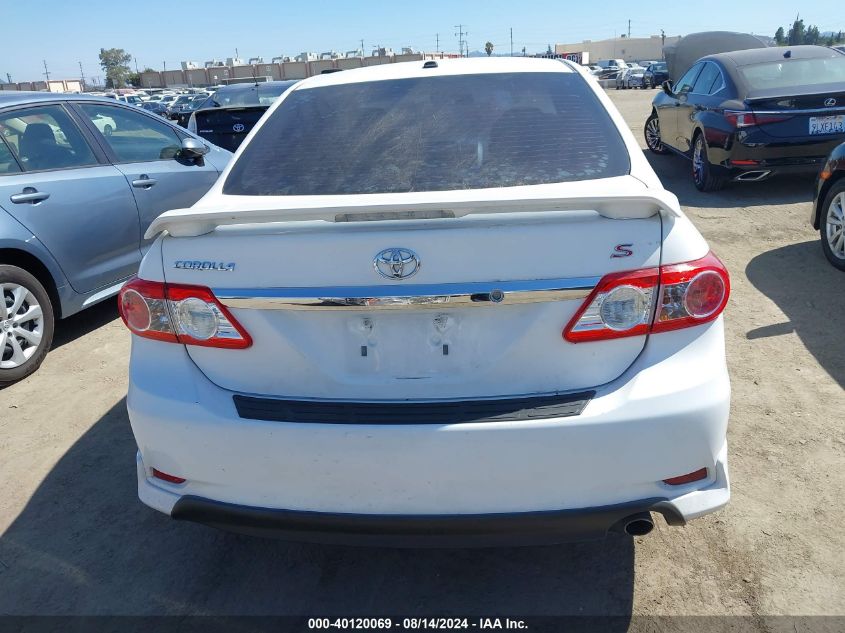 2011 Toyota Corolla S VIN: 2T1BU4EE5BC650623 Lot: 40120069