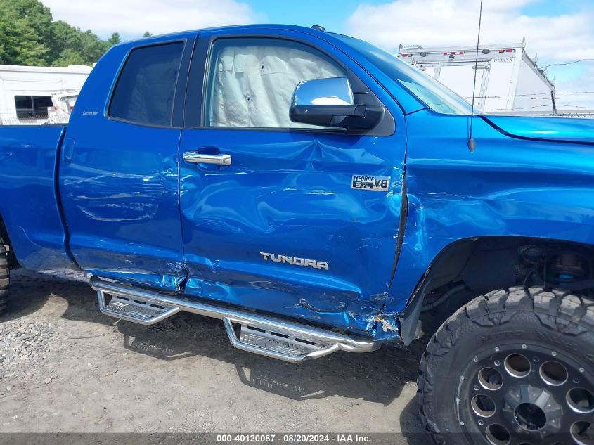 2018 Toyota Tundra Limited 5.7L V8 VIN: 5TFBY5F1XJX731896 Lot: 40120087