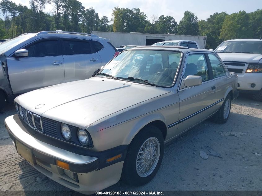 1987 BMW 325 Is Automatic VIN: WBAAA230XH3112109 Lot: 40120103