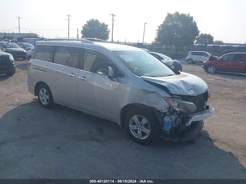 2012 Nissan Quest Sv VIN: JN8AE2KPXC9038917 Lot: 40120114