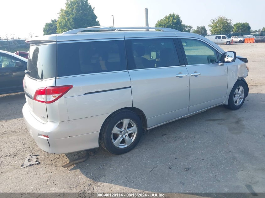 2012 Nissan Quest Sv VIN: JN8AE2KPXC9038917 Lot: 40120114