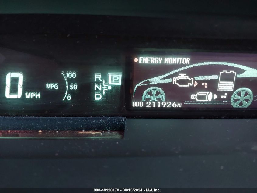 2010 Toyota Prius Iii VIN: JTDKN3DU5A0191361 Lot: 40120170