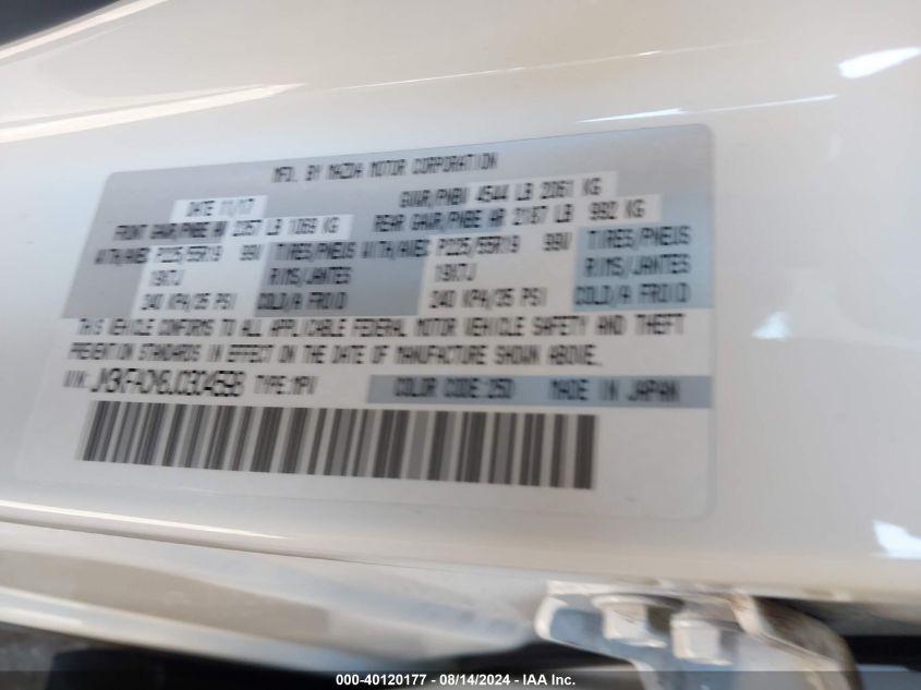 2018 MAZDA CX-5 TOURING - JM3KFACM8J0304598