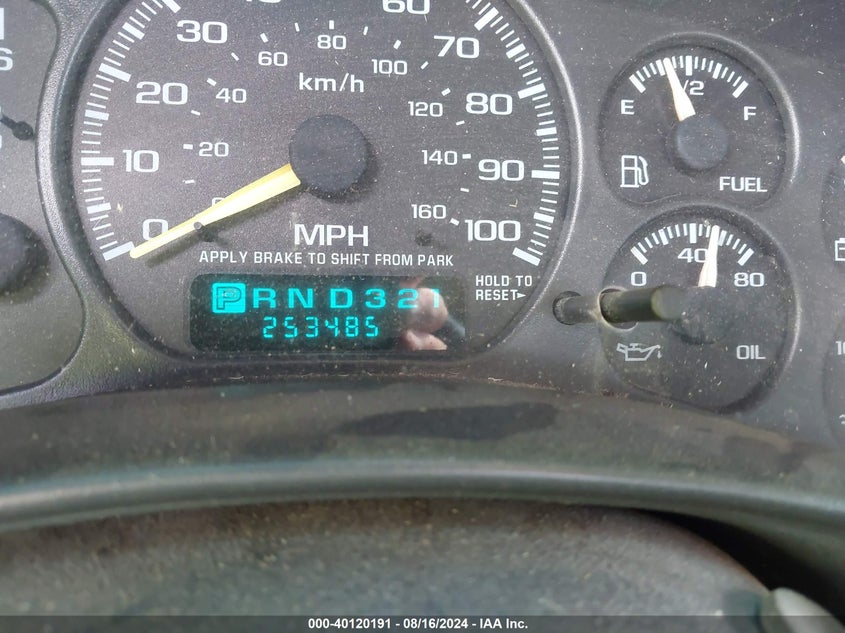 2000 Chevrolet Silverado 1500 Ls VIN: 2GCEK19T2Y1256983 Lot: 40120191