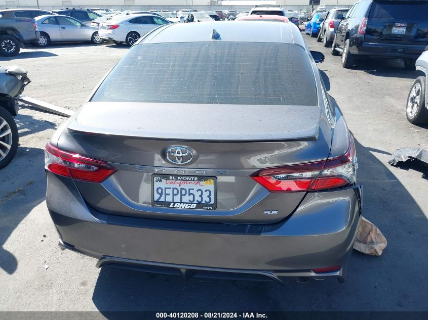 2022 Toyota Camry Se VIN: 4T1G11AK0NU654591 Lot: 40120208