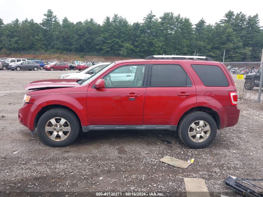 2011 Ford Escape Limited VIN: 1FMCU0EG6BKB50401 Lot: 40120271