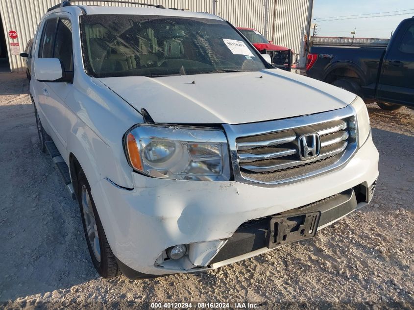 2012 Honda Pilot Ex-L VIN: 5FNYF3H66CB014101 Lot: 40120294