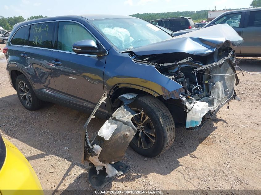 5TDZZRFH2KS299747 2019 TOYOTA HIGHLANDER - Image 1