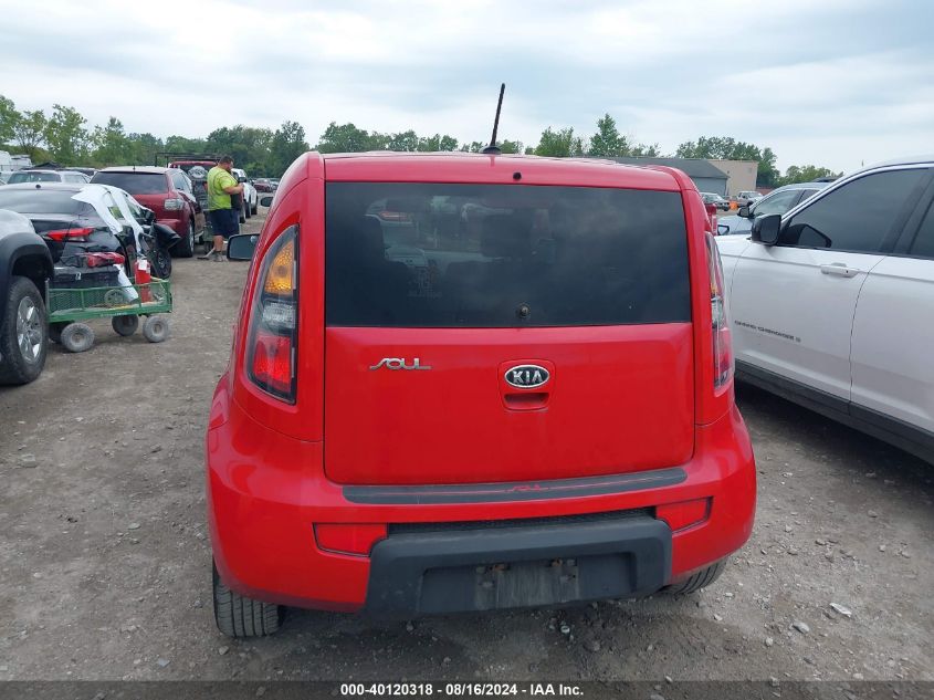 2010 Kia Soul + VIN: KNDJT2A2XA7177316 Lot: 40120318