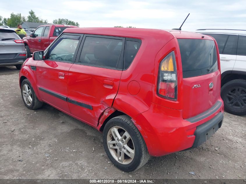 2010 Kia Soul + VIN: KNDJT2A2XA7177316 Lot: 40120318