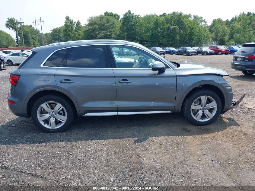 2018 Audi Q5 2.0T Premium VIN: WA1BNAFY4J2151355 Lot: 40120342