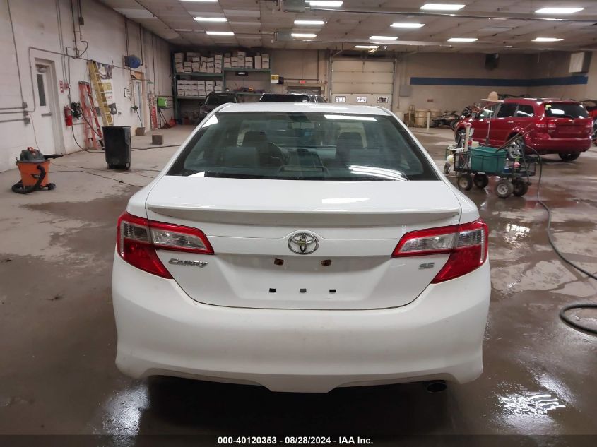 2012 Toyota Camry Se VIN: 4T1BF1FK6CU105303 Lot: 40120353