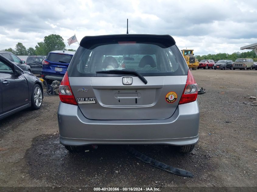 2008 Honda Fit Sport VIN: JHMGD38648S069253 Lot: 40120366