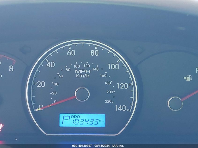 2010 Hyundai Elantra Gls VIN: KMHDU4AD1AU873034 Lot: 40120367