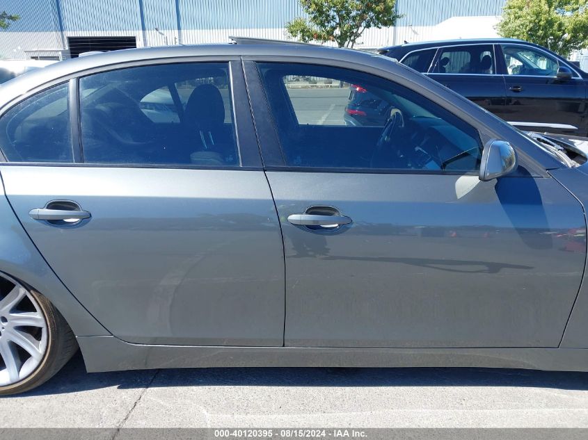 2006 BMW 530I VIN: WBANE73536CM38538 Lot: 40120395