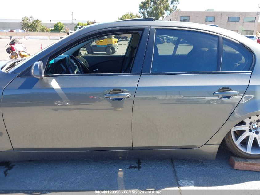 2006 BMW 530I VIN: WBANE73536CM38538 Lot: 40120395