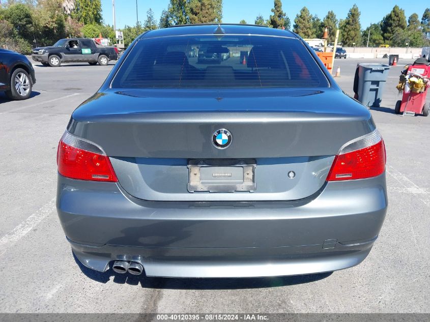 2006 BMW 530I VIN: WBANE73536CM38538 Lot: 40120395
