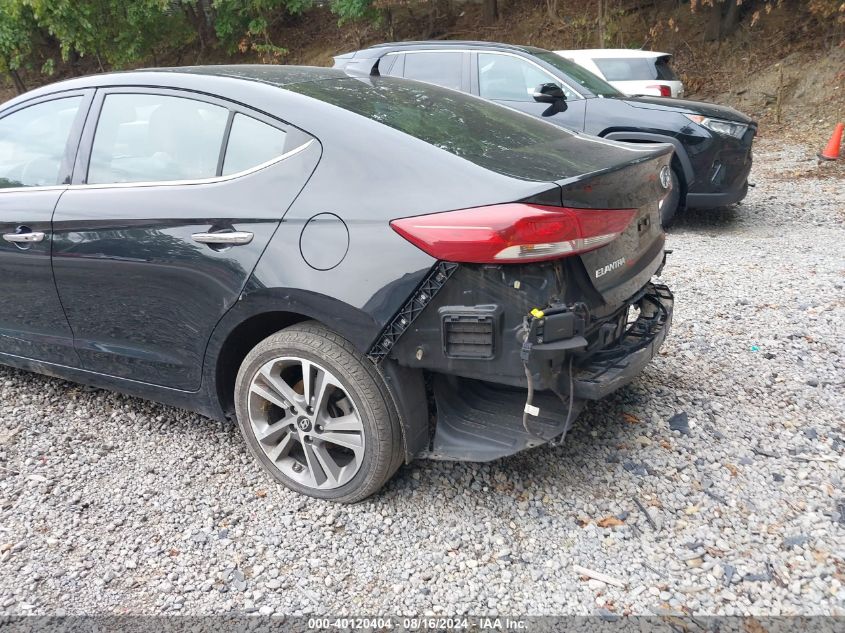 2017 HYUNDAI ELANTRA LIMITED - 5NPD84LF0HH099113