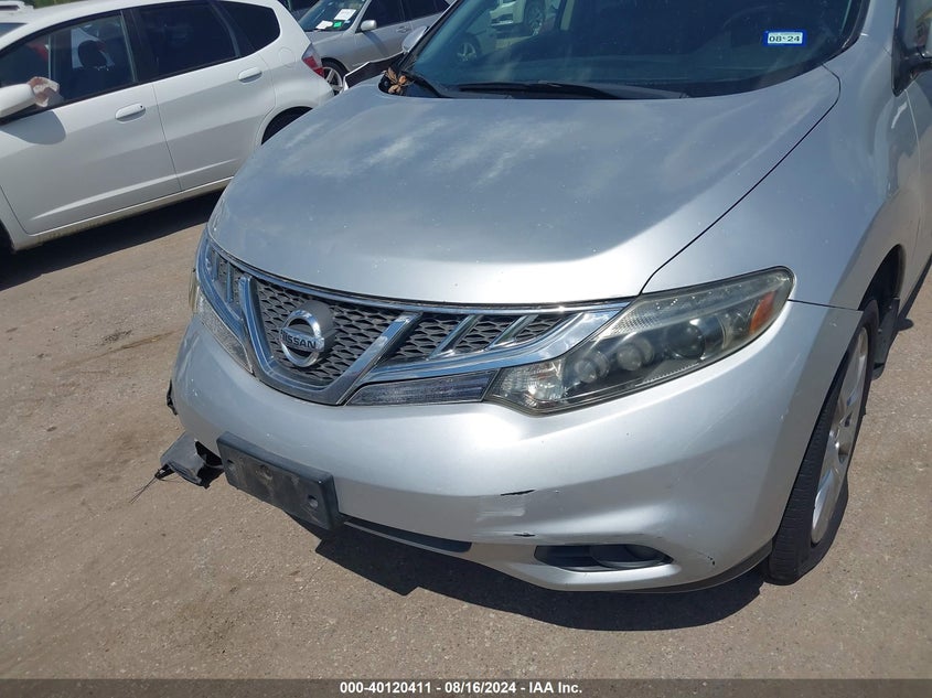 2012 Nissan Murano Le VIN: JN8AZ1MU2CW119543 Lot: 40120411