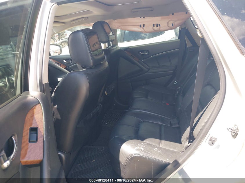 2012 Nissan Murano Le VIN: JN8AZ1MU2CW119543 Lot: 40120411
