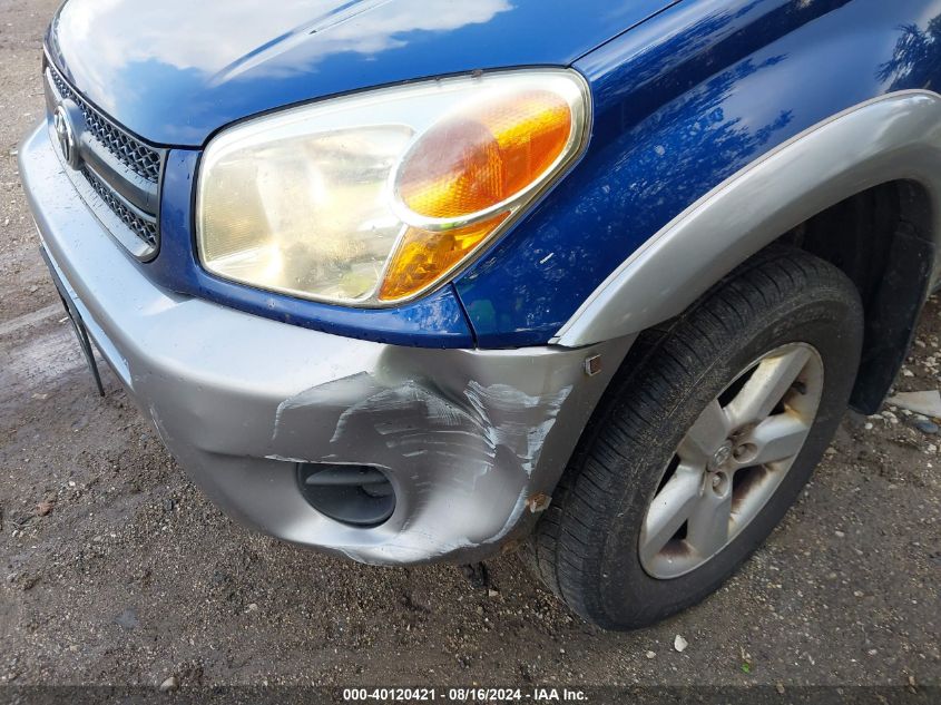 2004 Toyota Rav4 VIN: JTEHD20V346021051 Lot: 40120421