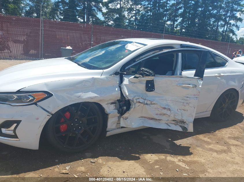 2019 FORD FUSION TITANIUM - 3FA6P0D98KR124282