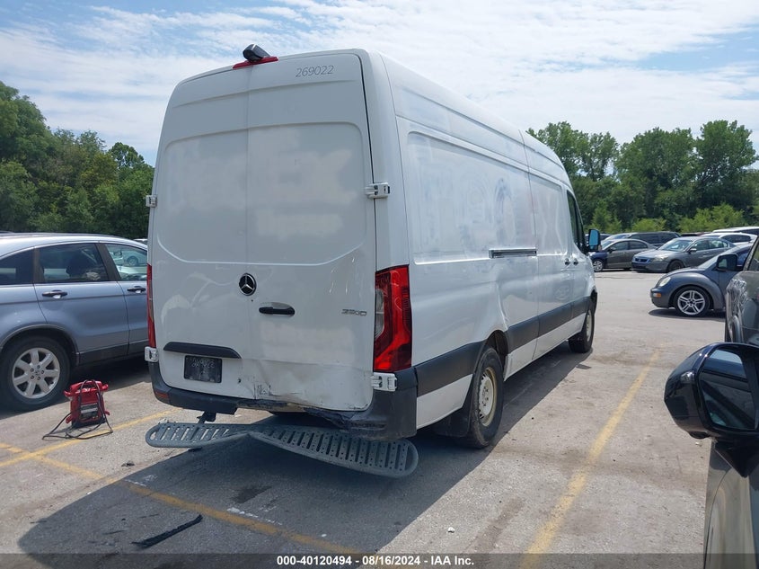 2021 Mercedes-Benz Sprinter 2500 High Roof I4 Diesel VIN: W1Y4DCHY7MT062092 Lot: 40120494