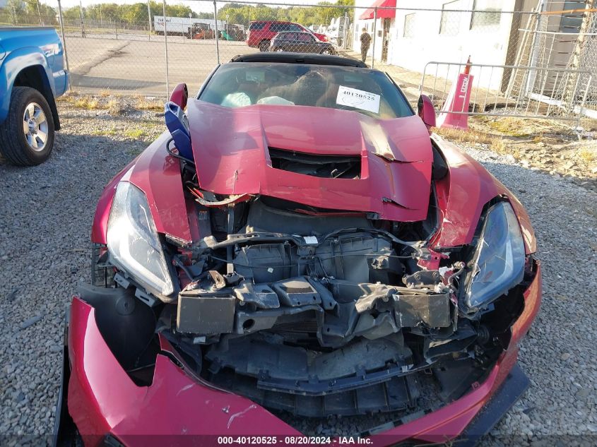 2014 Chevrolet Corvette Stingray Z51 3Lt VIN: 1G1YL2D74E5110484 Lot: 40120525