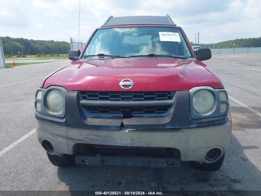 2002 Nissan Xterra Xe VIN: 5N1ED28Y62C587673 Lot: 40120531