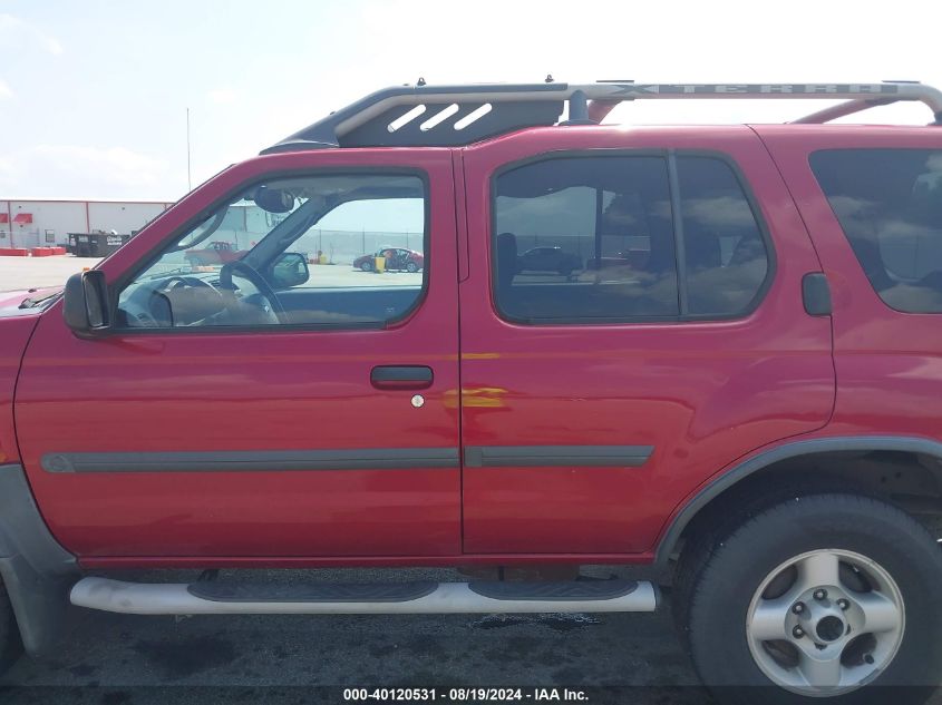 2002 Nissan Xterra Xe VIN: 5N1ED28Y62C587673 Lot: 40120531