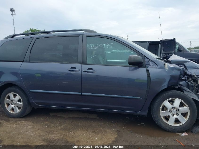 2008 Toyota Sienna Le VIN: 5TDZK23C58S125846 Lot: 40120535