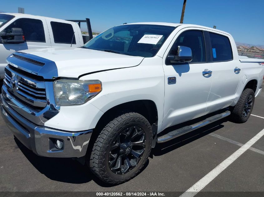 2017 Toyota Tundra 1794 5.7L V8 VIN: 5TFAW5F11HX645372 Lot: 40120562