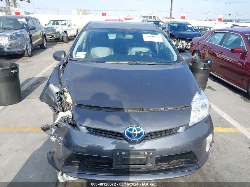 2012 Toyota Prius Four VIN: JTDKN3DU9C5459141 Lot: 40120572