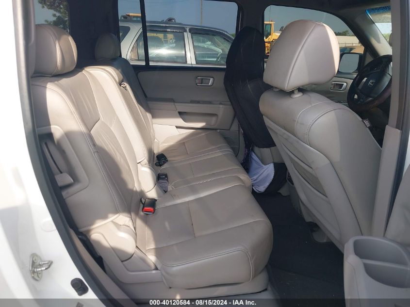 2011 Honda Pilot Ex-L VIN: 5FNYF3H64BB001524 Lot: 40120584