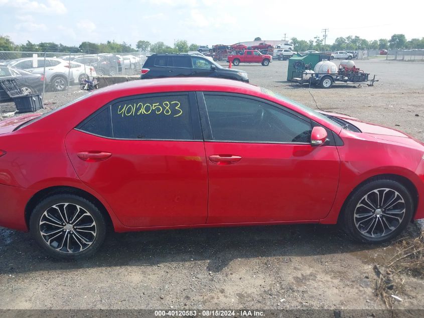 2014 Toyota Corolla S Plus VIN: 2T1BURHE6EC026973 Lot: 40120583